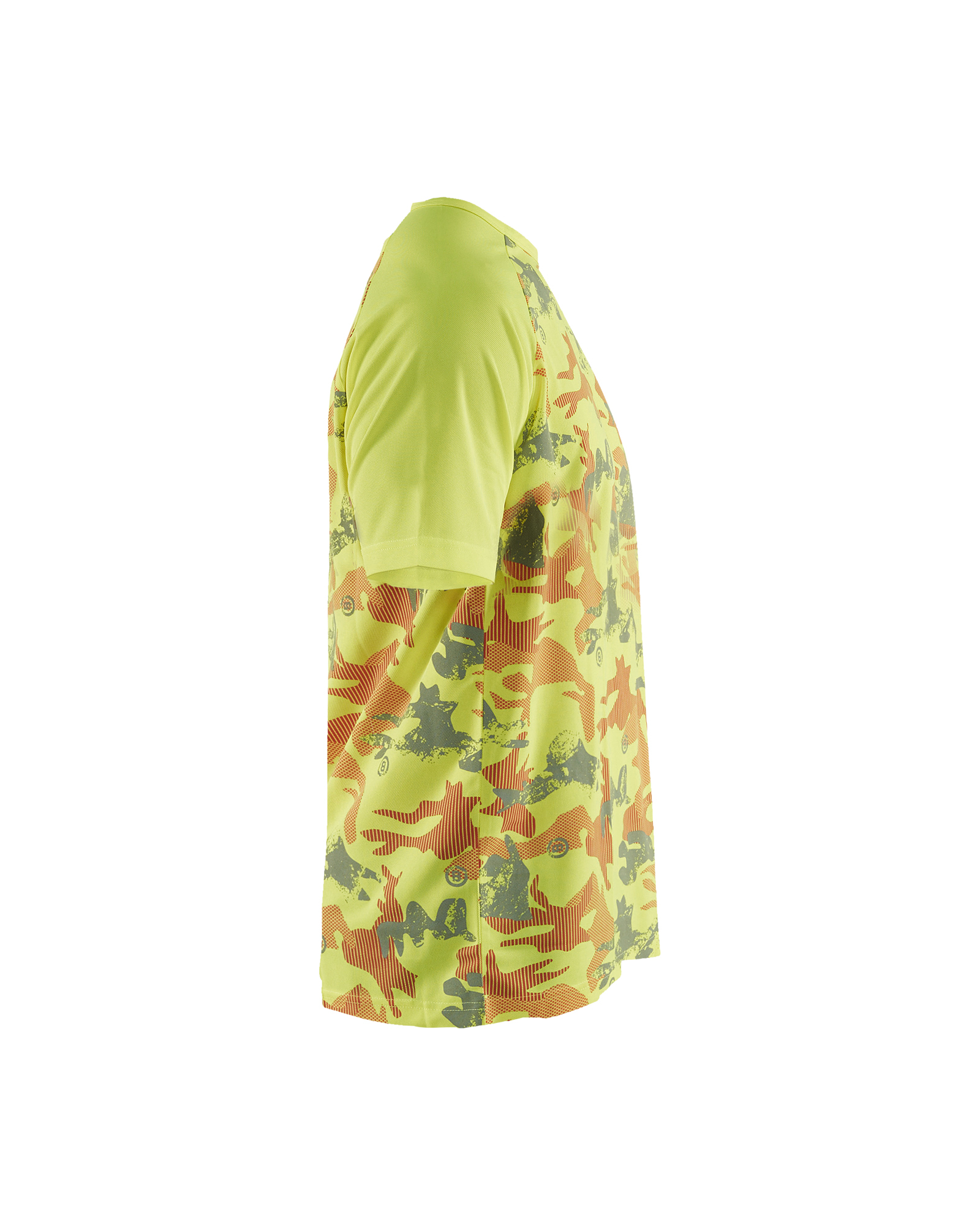 T-shirt camouflage Blåkläder 3425 Jaune fluo/Gris clair Blaklader - 342510113394