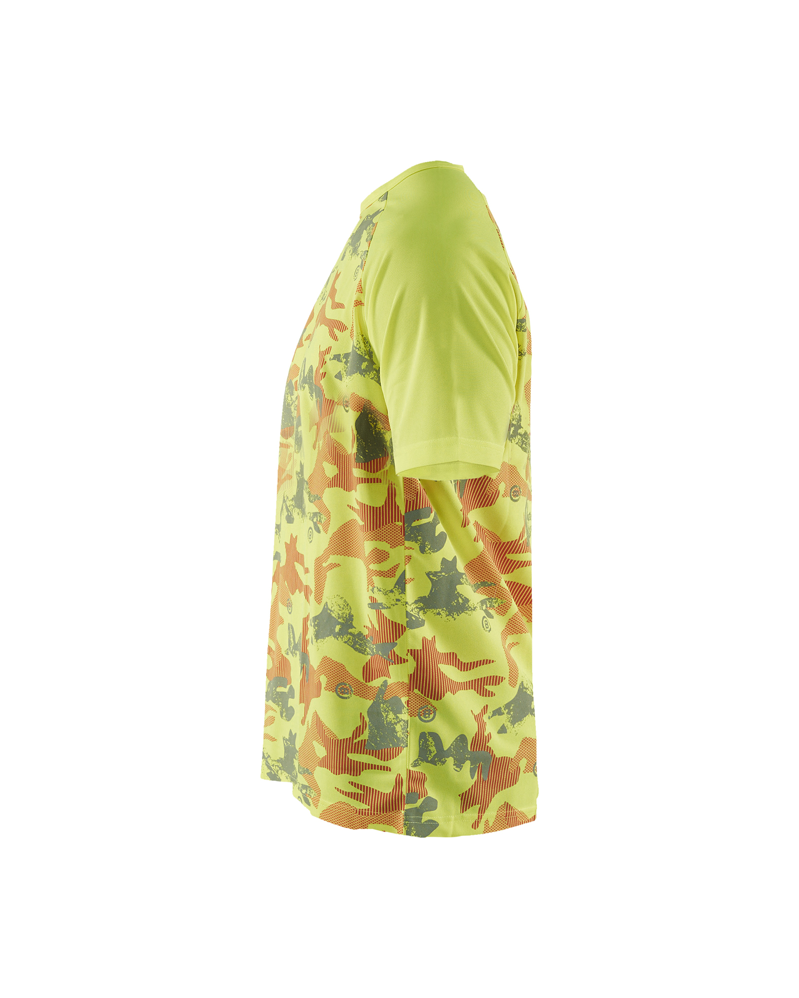 T-shirt camouflage Blåkläder 3425 Jaune fluo/Gris clair Blaklader - 342510113394