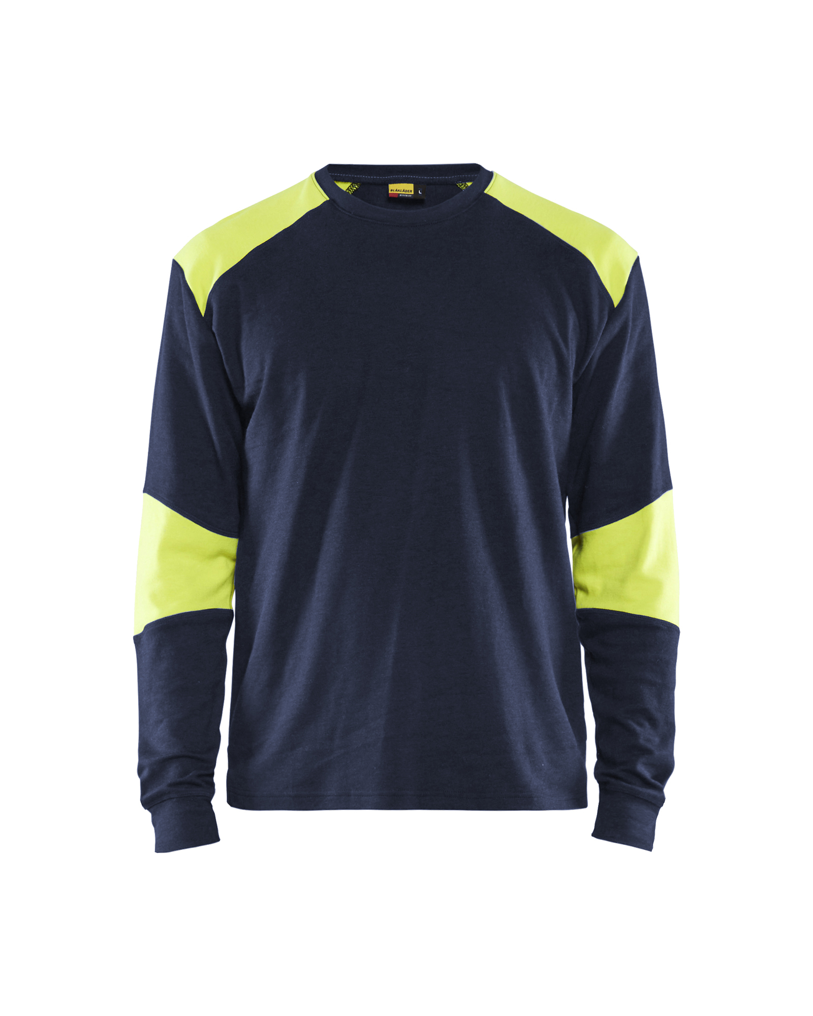 T-shirt manches longues retardant flamme inhérent Blåkläder 3457 Marine/Jaune fluo Blaklader - 345717618933