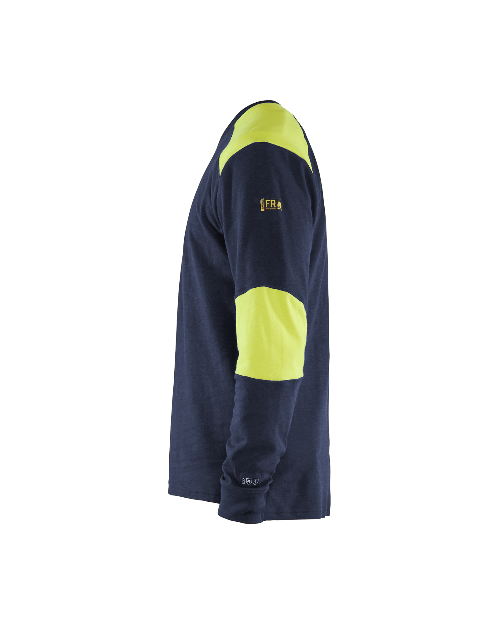 T-shirt manches longues retardant flamme inhérent Blåkläder 3457 Marine/Jaune fluo Blaklader - 345717618933