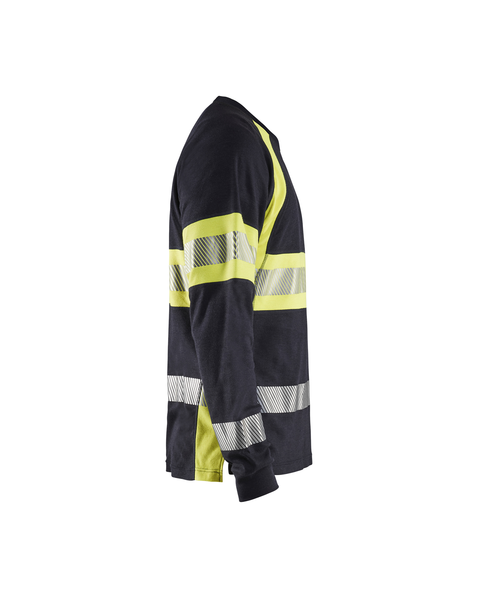 T-shirt manches longues retardant flamme inhérent Blåkläder 3484 Marine/Jaune fluo Blaklader - 348417618933