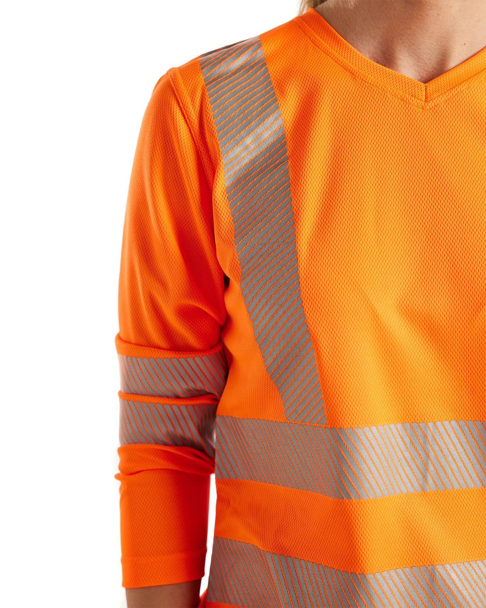 T-shirt manches longues haute-visibilité anti-odeur femme Blåkläder 3485 Orange fluo Blaklader - 348510135300