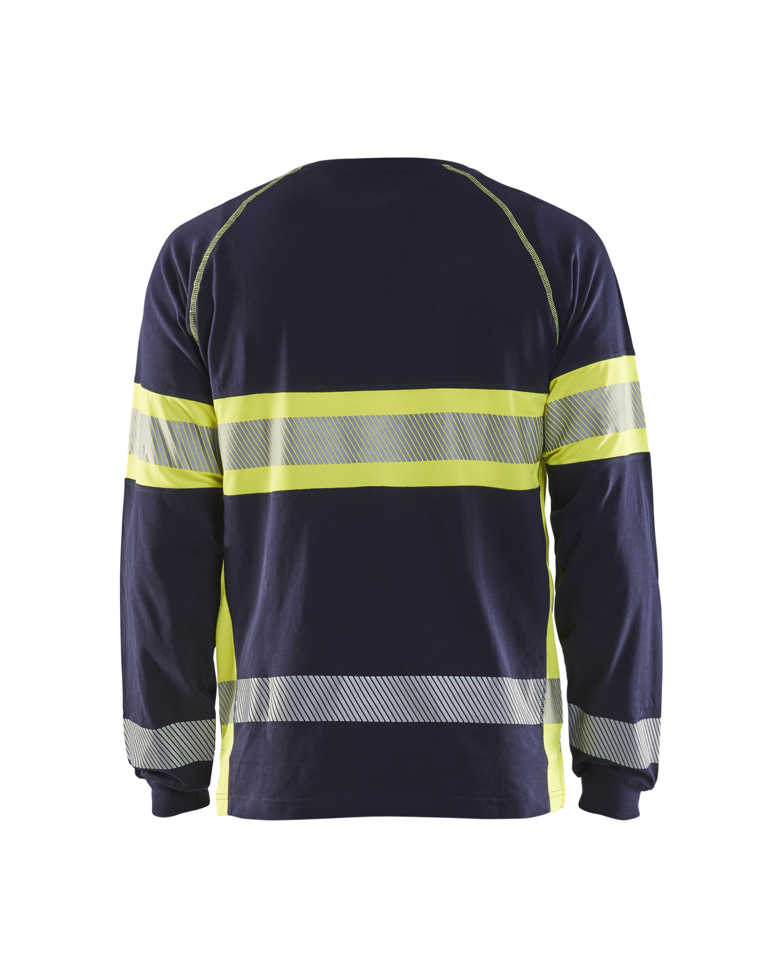 T-shirt manches longues haute-visibilité Blåkläder 3510 Marine/Jaune fluo Blaklader - 351010308833
