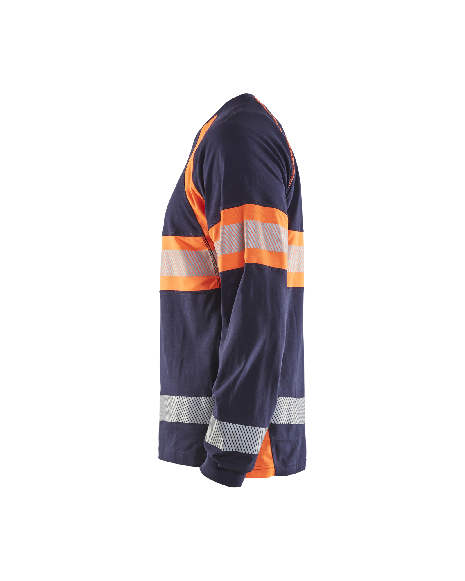 T-shirt manches longues haute-visibilité Blåkläder 3510 Marine/Orange fluo Blaklader - 351010308853