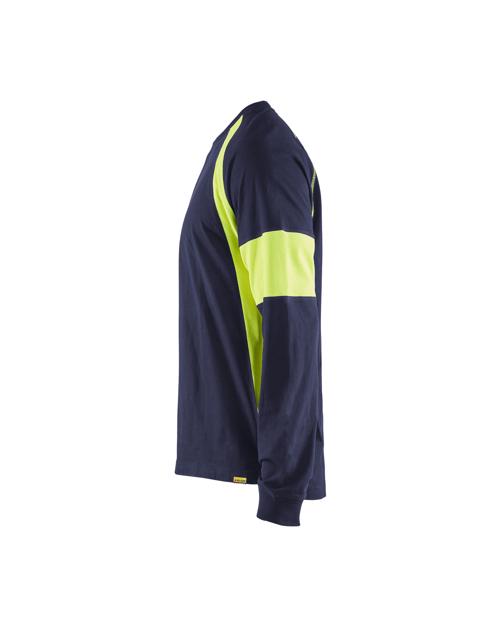 T-shirt manches longues Blåkläder 3520 Marine/Jaune fluo Blaklader - 352010308833