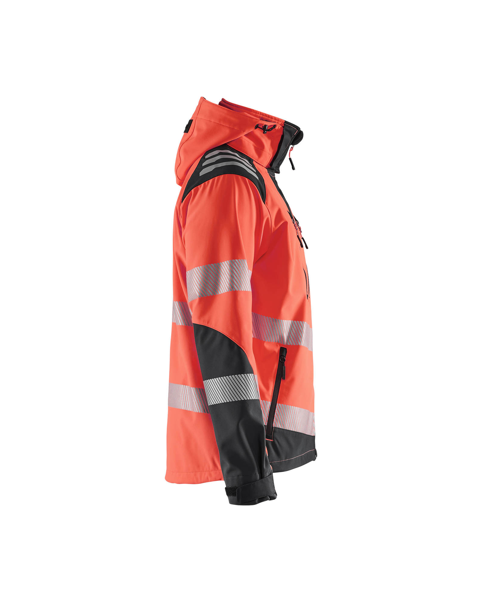 Veste Softshell haute-visibilité Blåkläder 4491 Rouge fluo/Noir Blaklader - 449125135599