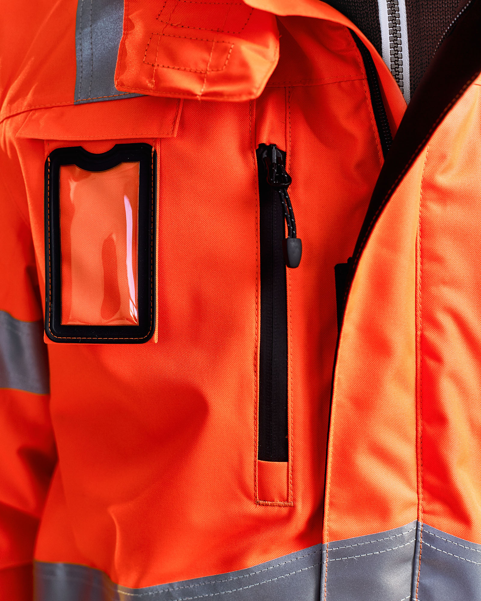 Veste haute-visibilité Blåkläder 4837 Rouge fluo/Noir Blaklader - 483719775599