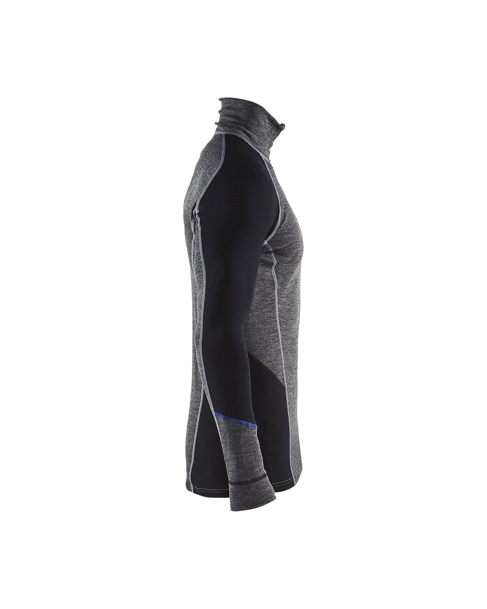 Haut de sous-vêtements col zippé WARM Blåkläder 4899 Gris moyen/Noir Blaklader - 489917329699