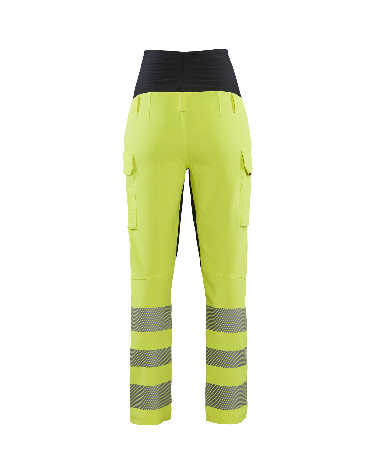 Pantalon de grossesse haute-visibilité stretch 4D Blåkläder 7100 Jaune fluo/Noir Blaklader - 710016423399