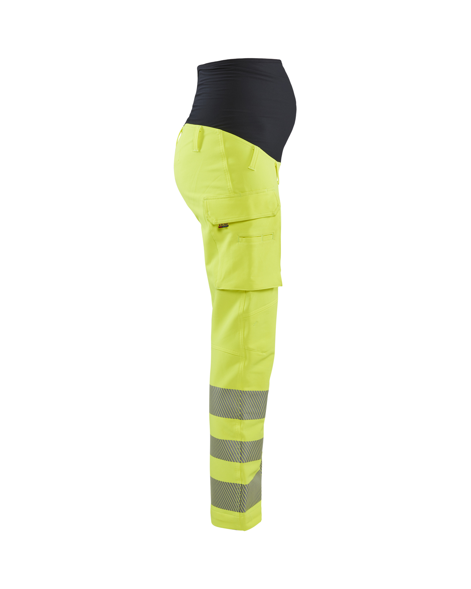 Pantalon de grossesse haute-visibilité stretch 4D Blåkläder 7100 Jaune fluo/Noir Blaklader - 710016423399