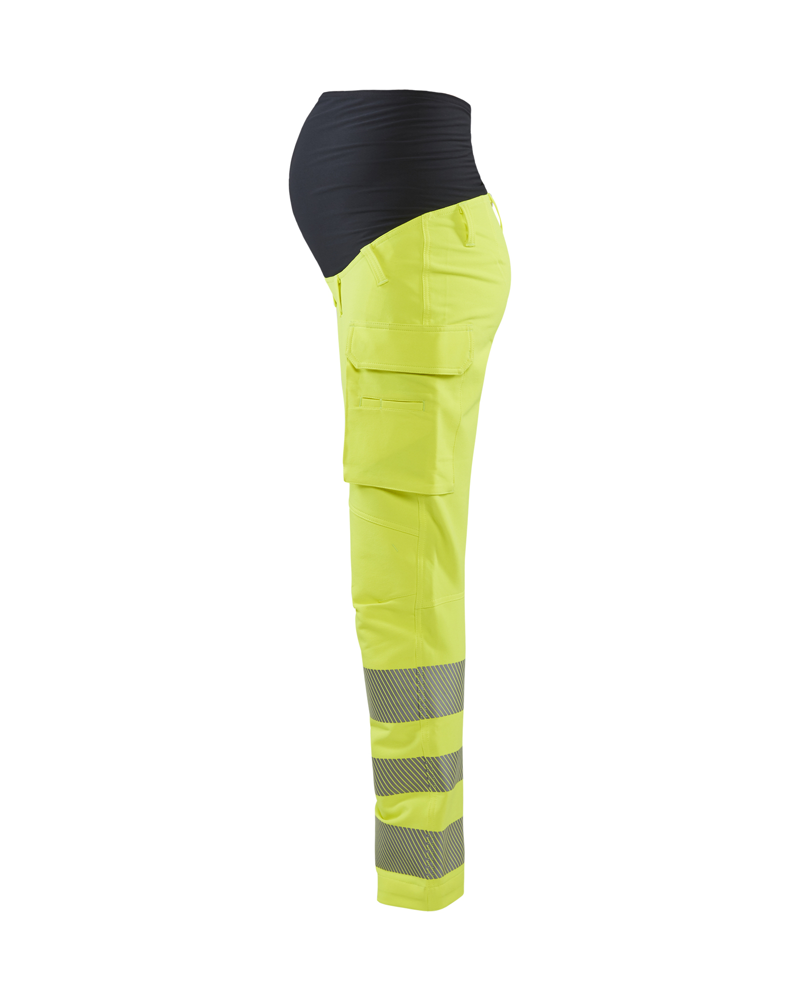 Pantalon de grossesse haute-visibilité stretch 4D Blåkläder 7100 Jaune fluo/Noir Blaklader - 710016423399