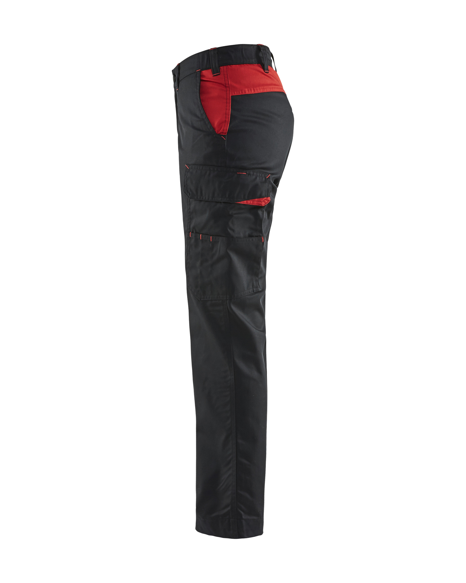 Pantalon Industrie femme Blåkläder 7104 Noir/Rouge Blaklader - 710418009956C