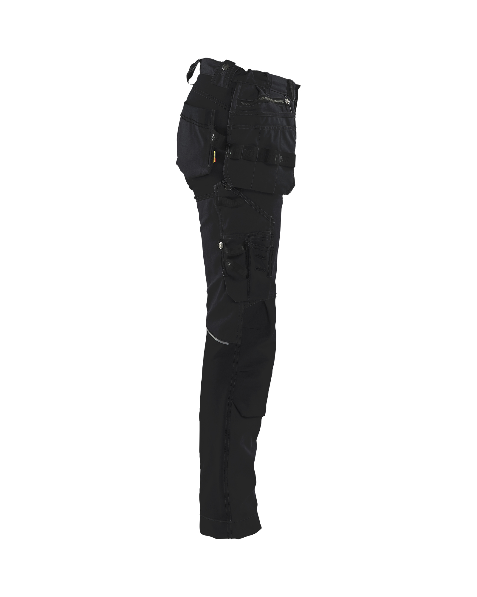 Pantalon artisan +stretch femme Blåkläder 7130 Noir/Noir Blaklader - 713013709999C