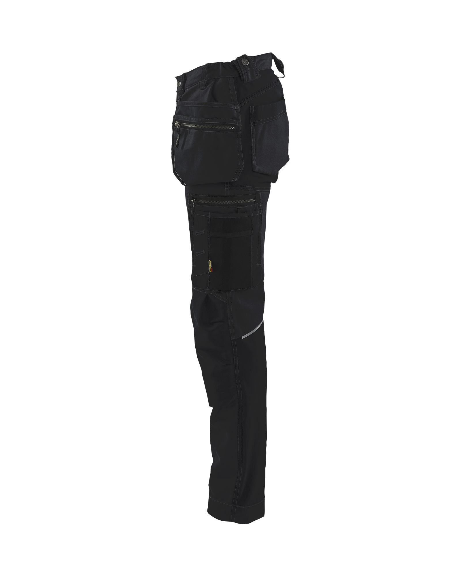 Pantalon artisan +stretch femme Blåkläder 7130 Noir/Noir Blaklader - 713013709999C