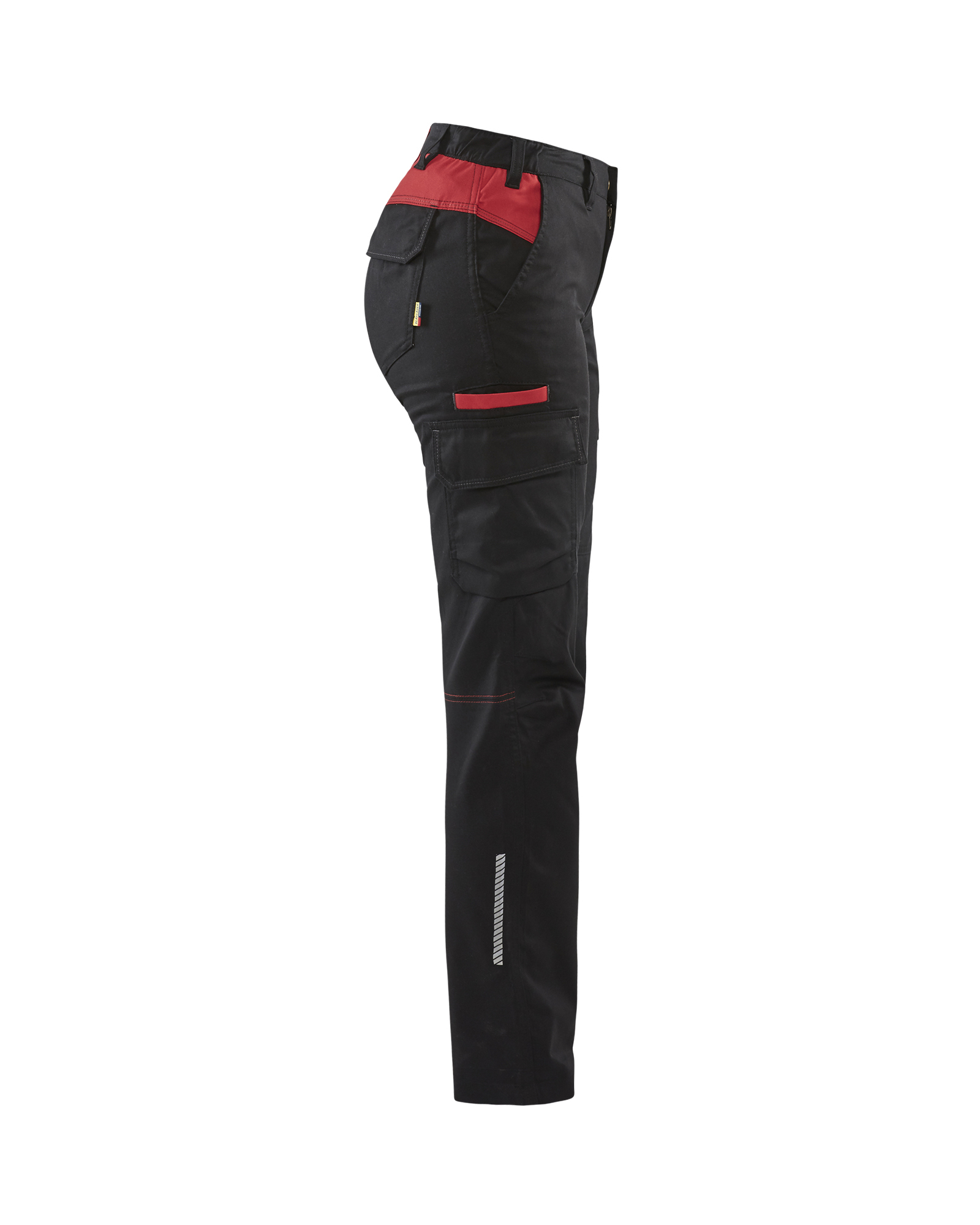 Pantalon industrie stretch 2D Femme Blåkläder 7144 Noir/Rouge Blaklader - 714418329956C