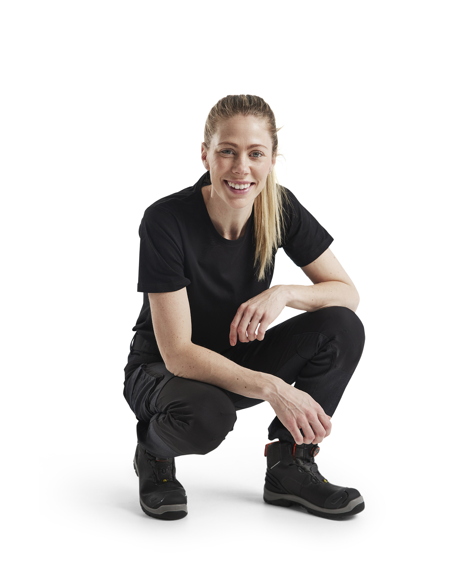 Pantalon maintenance denim stretch 2D femme Blåkläder 7147 Marine/Noir Blaklader - 714711478999C