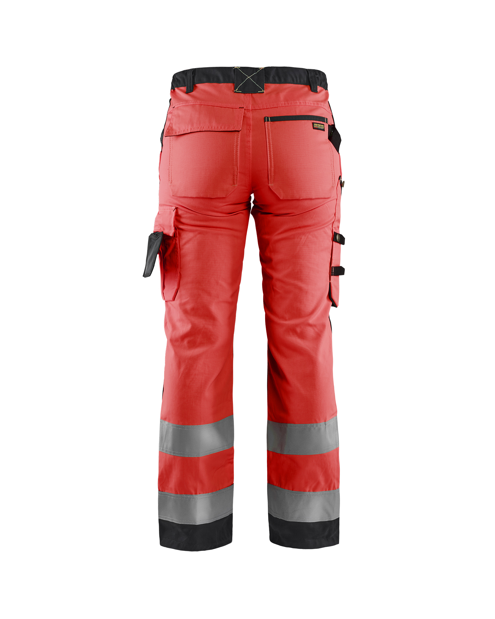 Pantalon artisan haute-visibilité femme Blåkläder 7155 Rouge fluo/Noir Blaklader - 715518115599C