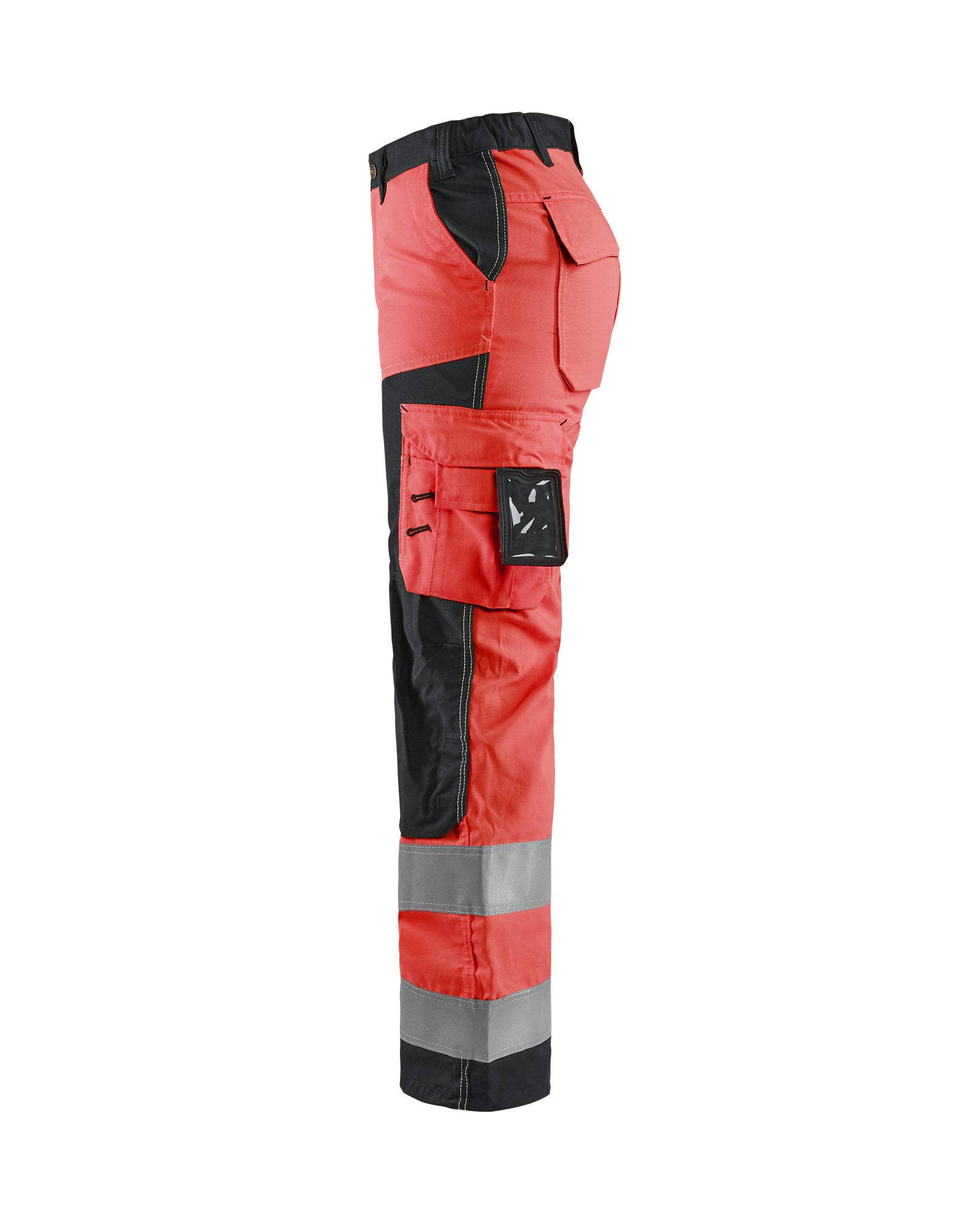 Pantalon artisan haute-visibilité femme Blåkläder 7155 Rouge fluo/Noir Blaklader - 715518115599C