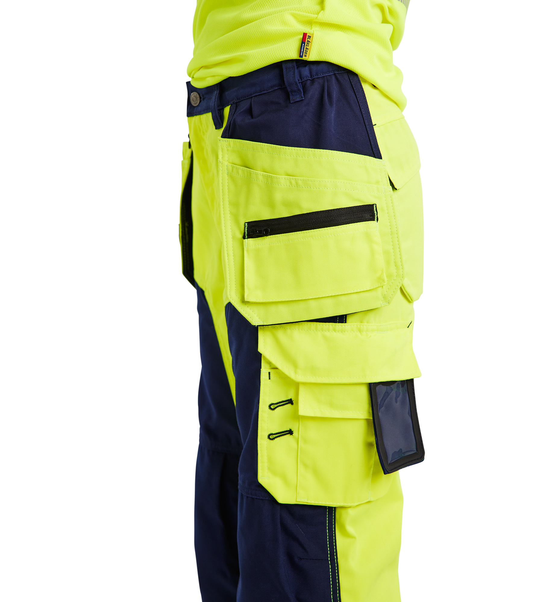 Pantalon artisan haute-visibilité femme Blåkläder 7156 Jaune fluo/Marine Blaklader - 715618113389C
