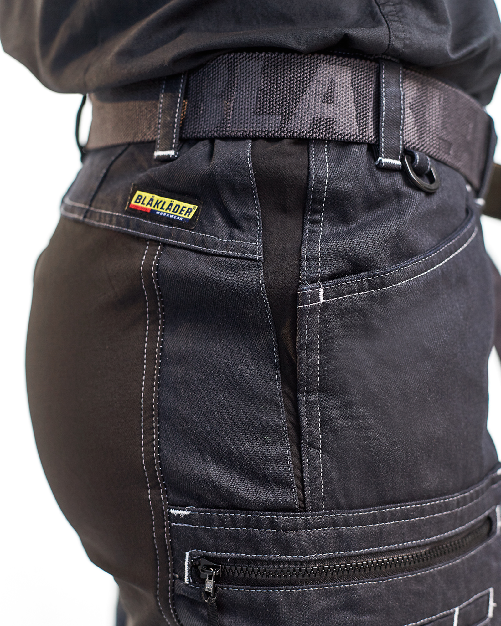 Pantalon maintenance +stretch femme Blåkläder 7159 Marine/Noir Blaklader - 715911428999C