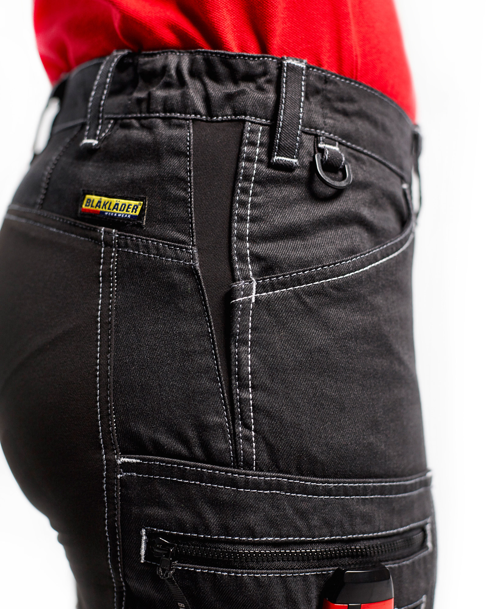 Pantalon maintenance +stretch femme Blåkläder 7159 Noir Blaklader - 715911429900C