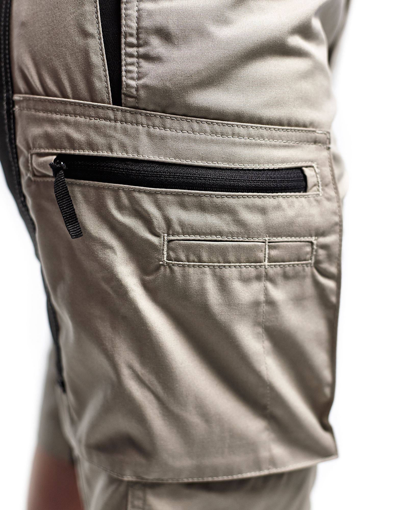 Pantalon maintenance +stretch femme Blåkläder 7159 Beige/Noir Blaklader - 715918452799C