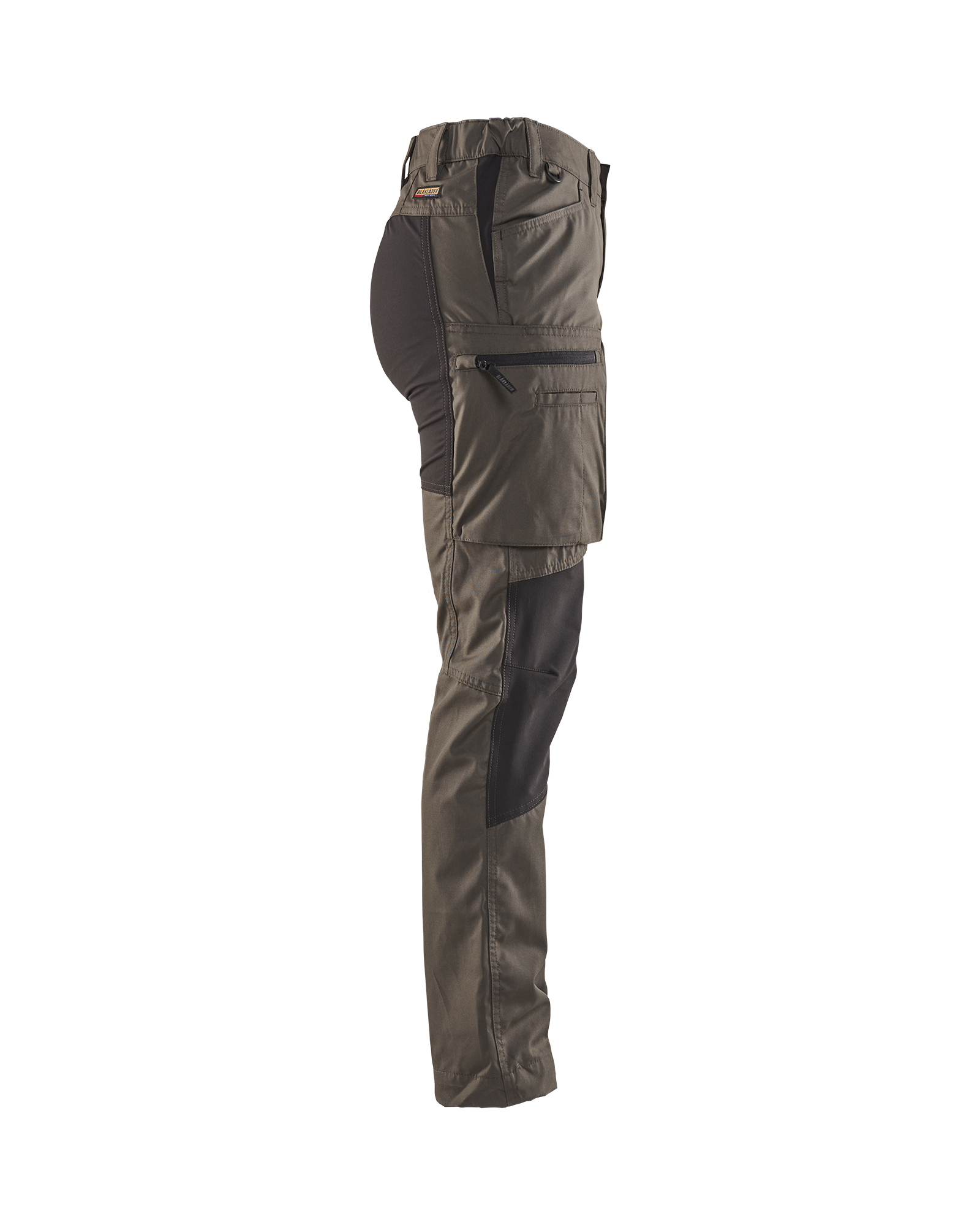 Pantalon maintenance +stretch femme Blåkläder 7159 Vert Kaki/Noir Blaklader - 715918454599C