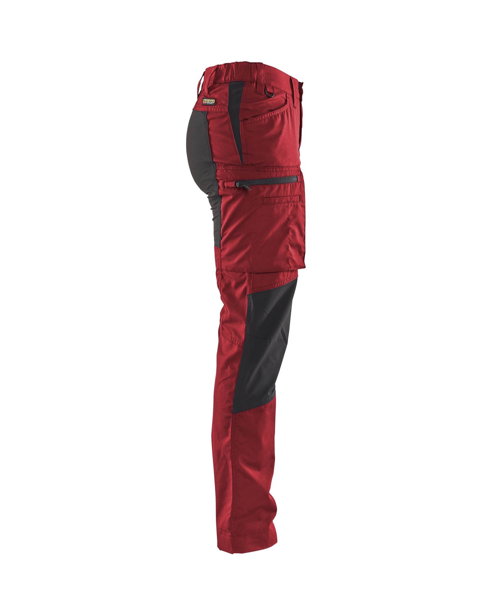 Pantalon maintenance +stretch femme Blåkläder 7159 Rouge/Noir Blaklader - 715918455699C
