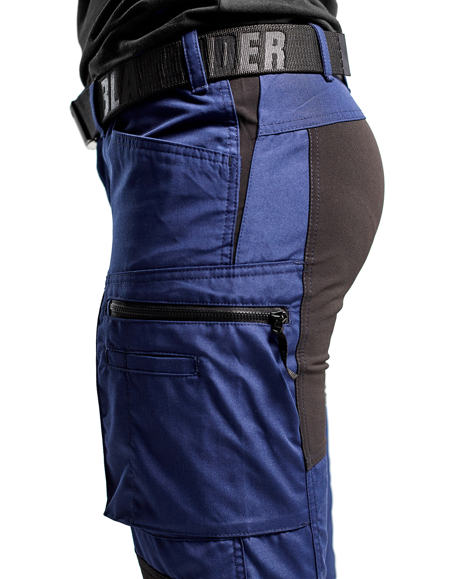 Pantalon maintenance +stretch femme Blåkläder 7159 Marine/Noir Blaklader - 715918458999C