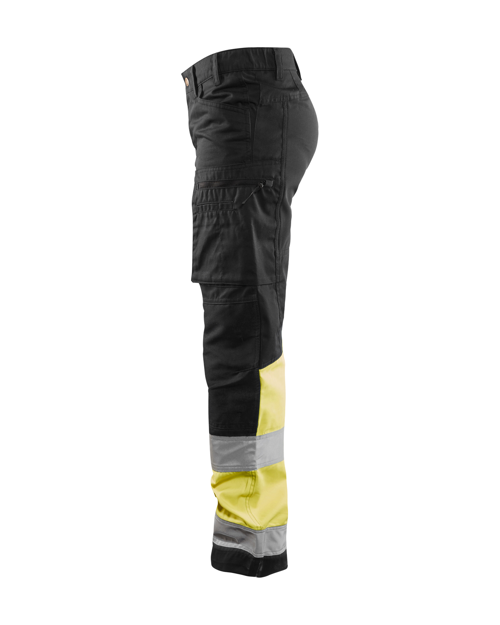 Pantalon +stretch haute-visibilité femme Blåkläder 7161 Noir/Jaune fluo Blaklader - 716118119933C