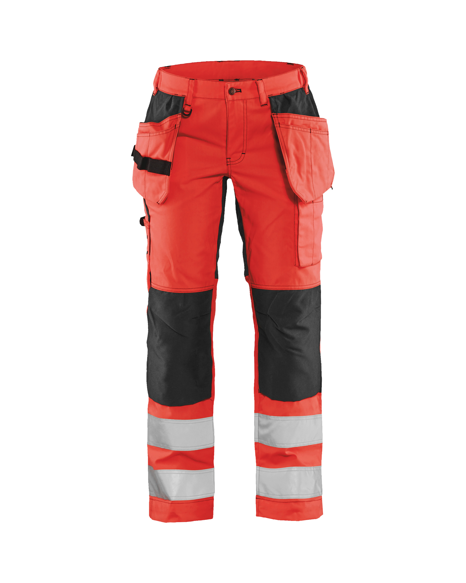 Pantalon +stretch haute-visibilité femme Blåkläder 7163 Rouge fluo/Noir Blaklader - 716318115599C