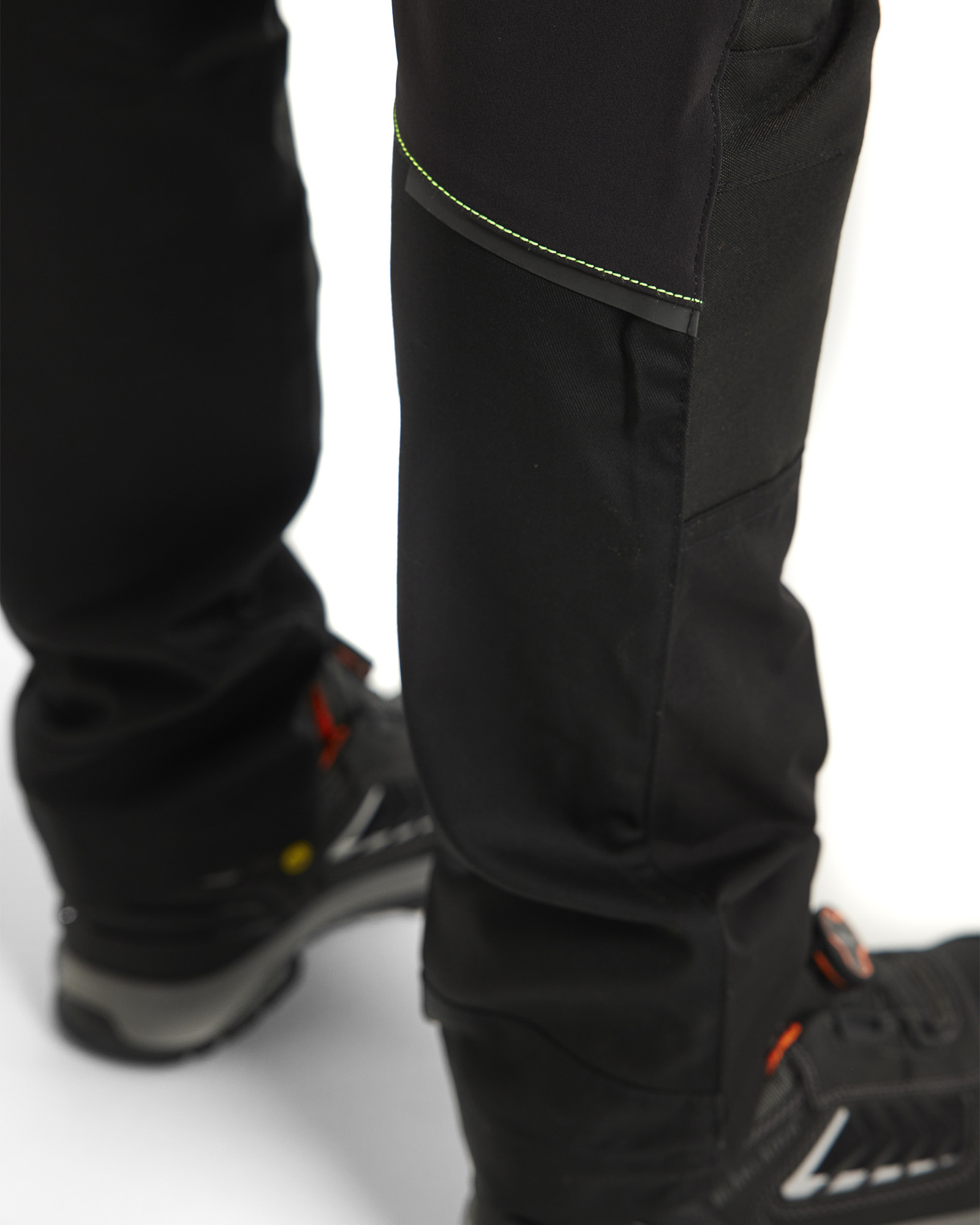 Pantalon maintenance +stretch femme Blåkläder 7166 Noir/Jaune fluo Blaklader - 716618459933C
