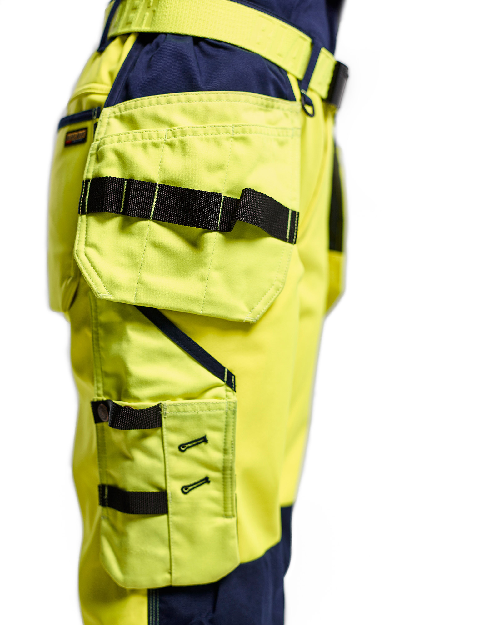 Pantalon softshell haute-visibilité femme Blåkläder 7167 Jaune fluo/Marine Blaklader - 716725173389C