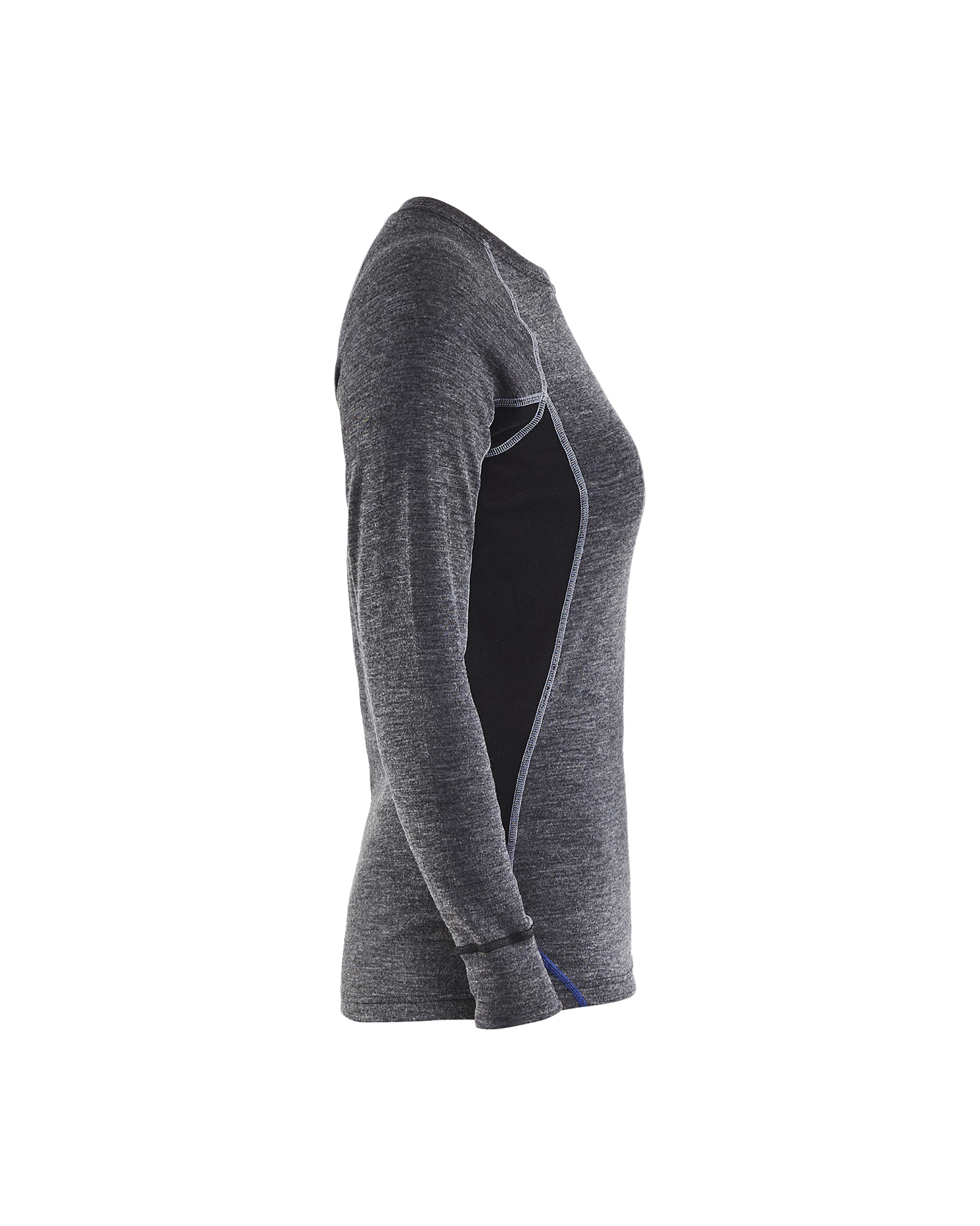 Haut de sous-vêtements WARM femme Blåkläder 7200 Gris moyen/Noir Blaklader - 720017329699