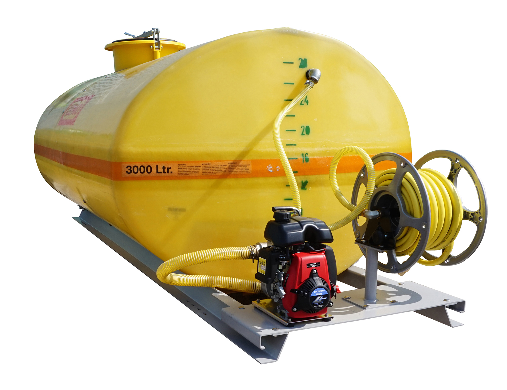 Cuve PFV ovale équipée sur plateau 600, pompe thermique CEMO - 90233