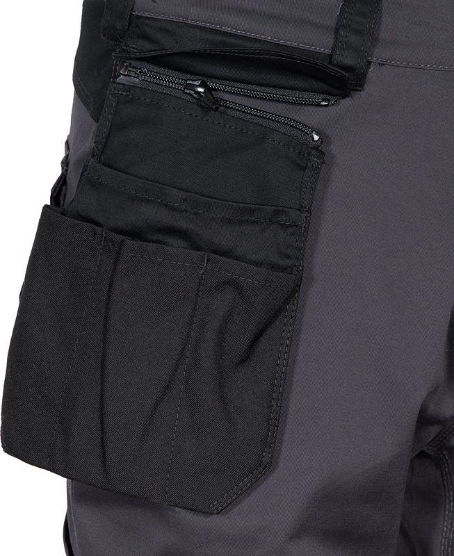 Pantalon Multipoches KUDUS antracite/noir - Taille standard - COFRA - V568-0-04