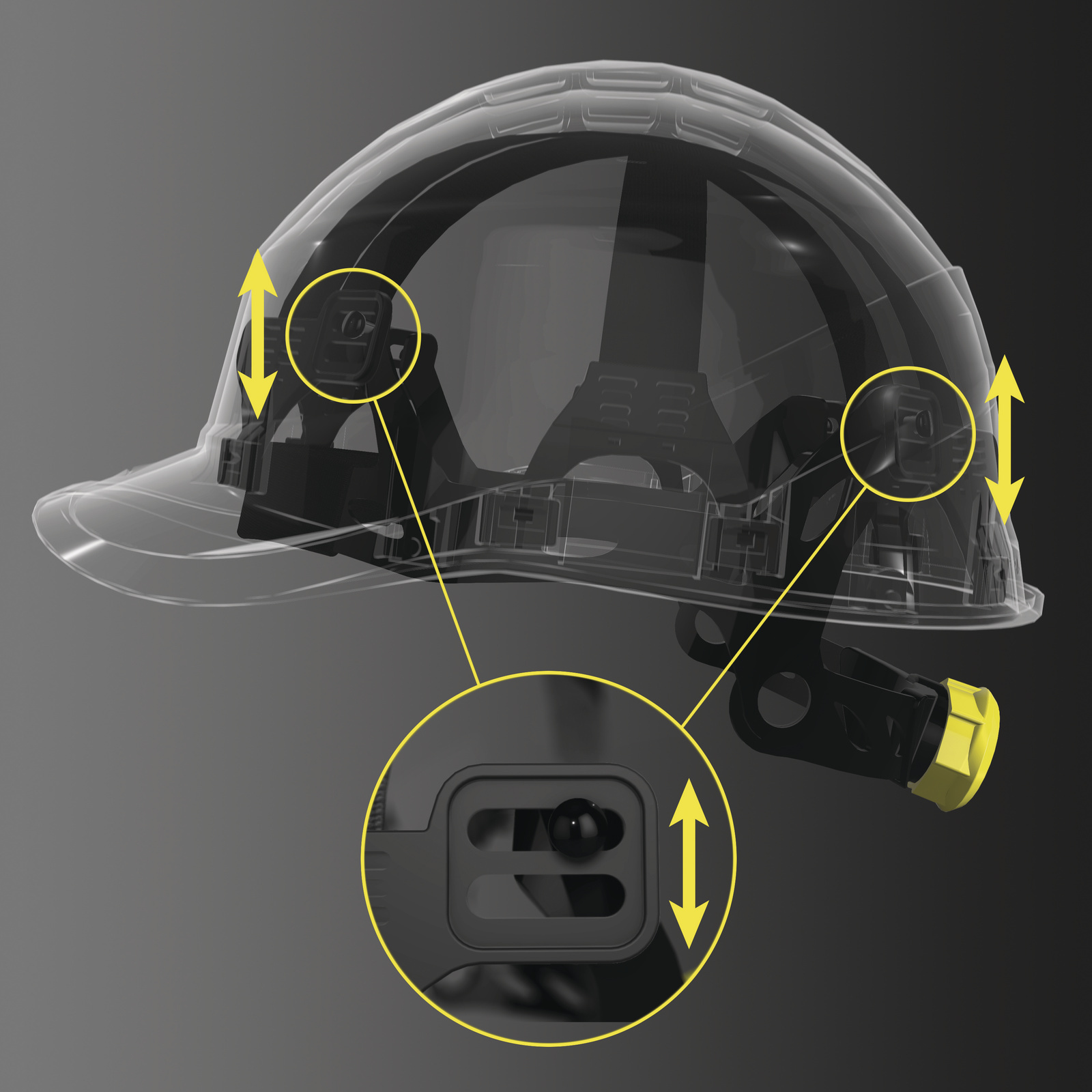 Casque de chantier noir ventilé forme casquette baseball - serrage rotor DELTA PLUS - D020DIAM6WTR0