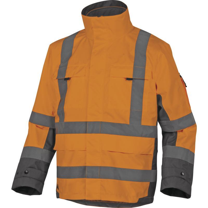 PARKA HV 5 EN 1 DELTA PLUS TARMAC ORANGE FLUO GRIS - TARMAOG0