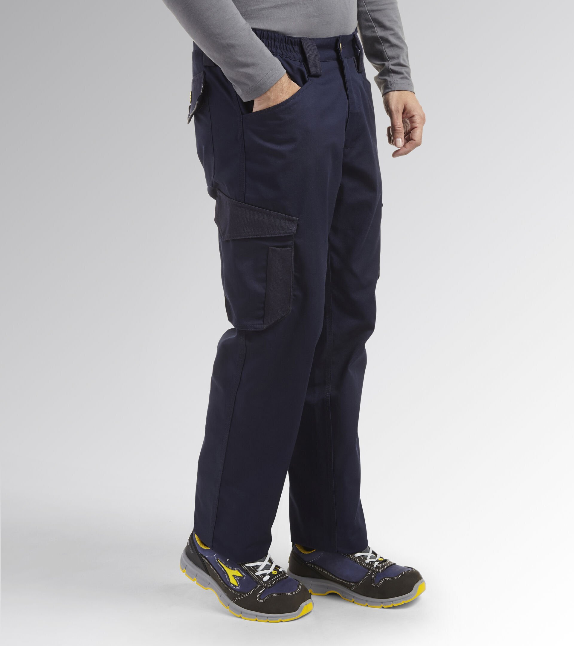 PANTALON DE TRAVAIL DIADORA CARGO BLEU STAFF POLY - 160301600620