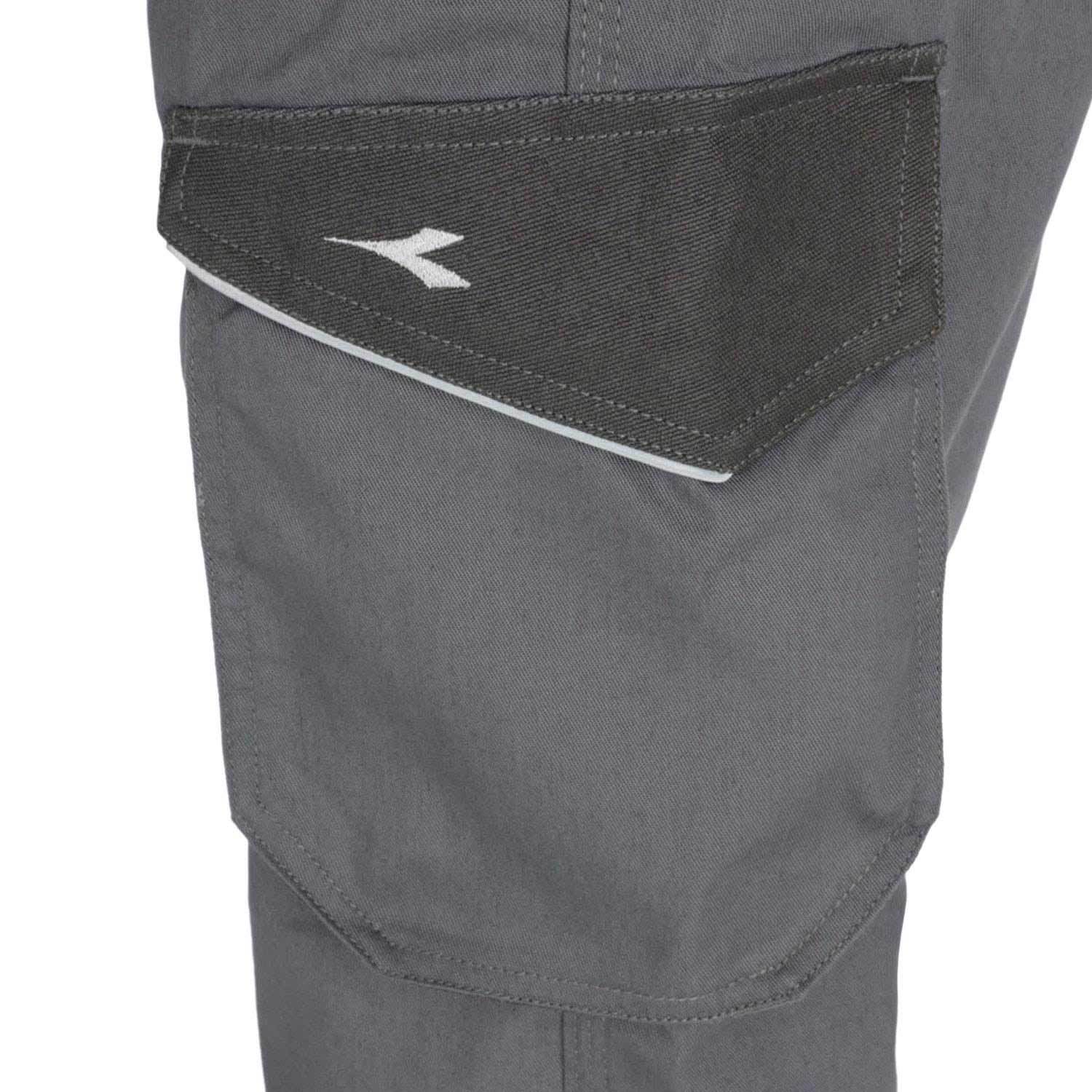 PANTALON DE TRAVAIL DIADORA CARGO GRIS MÉTAL STAFF POLY - 160301750700