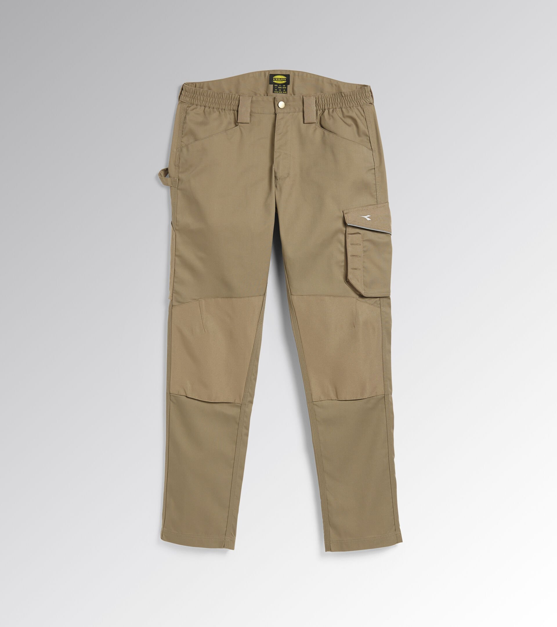 PANTALON DE TRAVAIL DIADORA BEIGE AVEC GENOUILLÈRES ROCK POLY - 160303250700