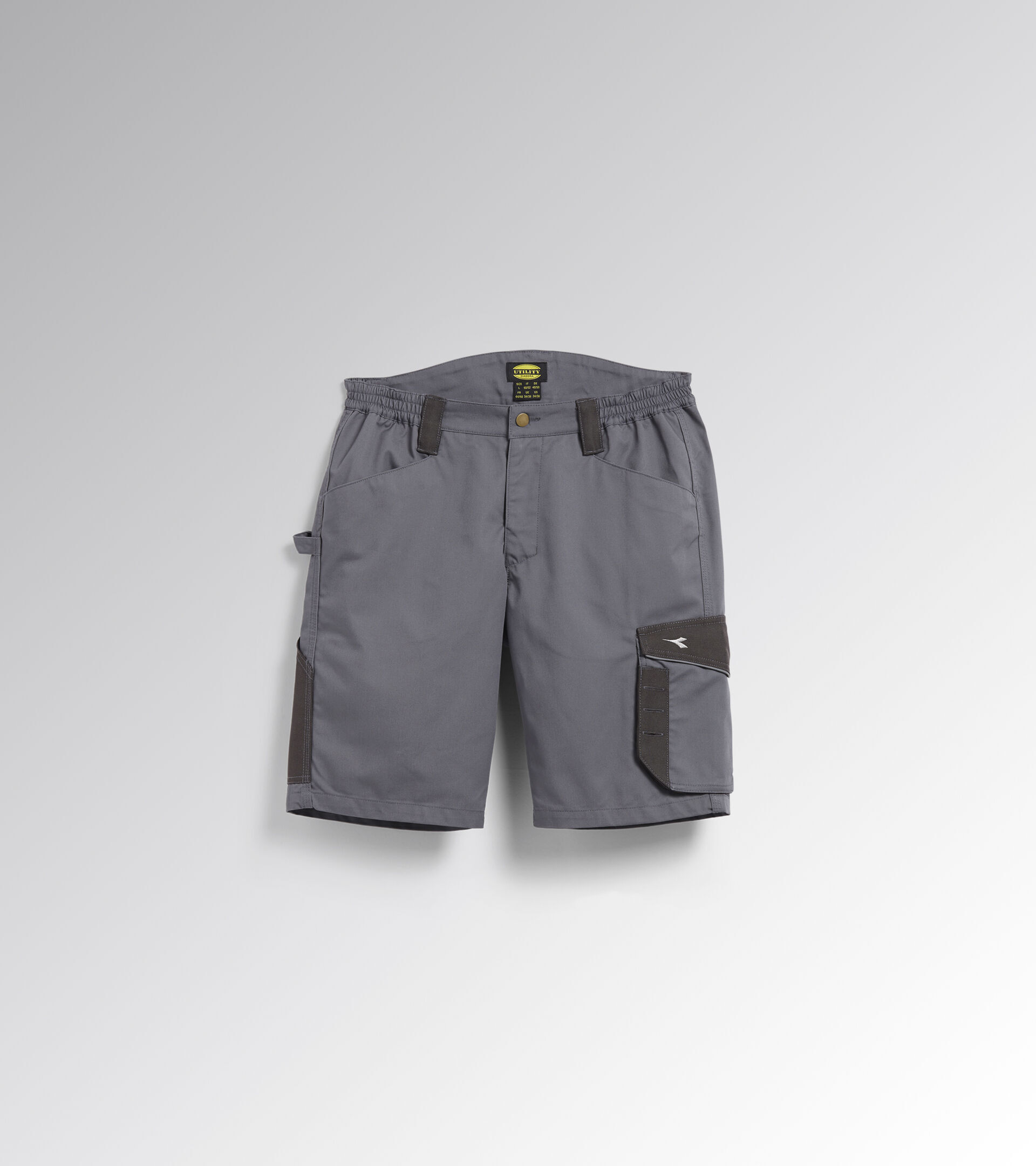 BERMUDA DE TRAVAIL DIADORA POLY AVEC POCHES GRIS MÉTAL - 161758750700