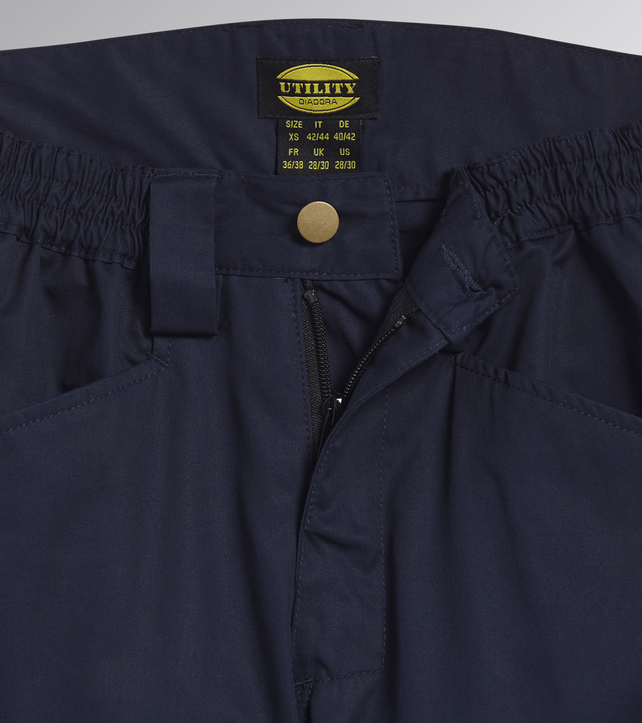 Pantalon de travail bleu marine STAFF LIGHT CARGO COTTON - Diadora - 17621360062