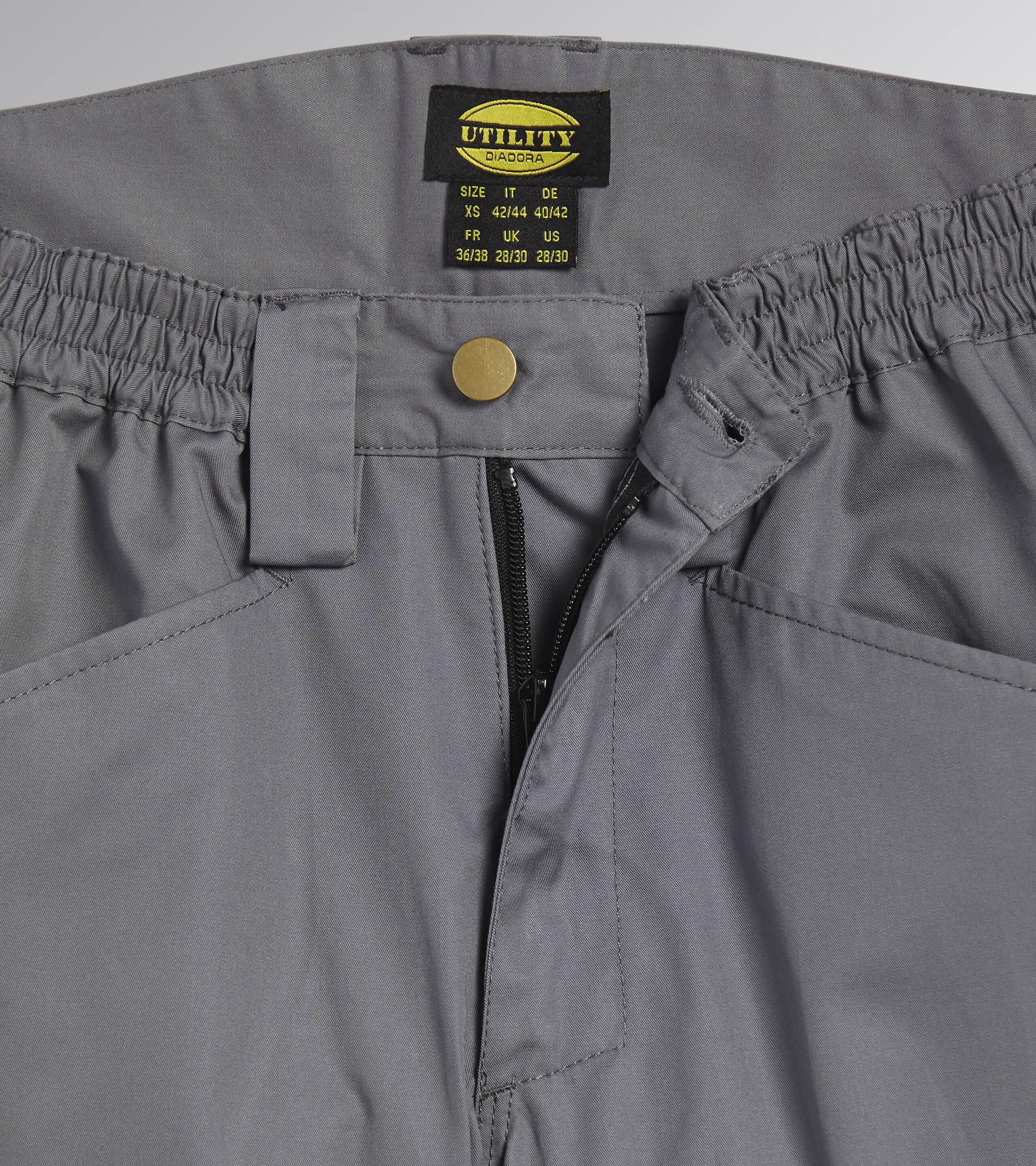 Pantalon de travail gris STAFF LIGHT CARGO COTTON - Diadora - 17621375070