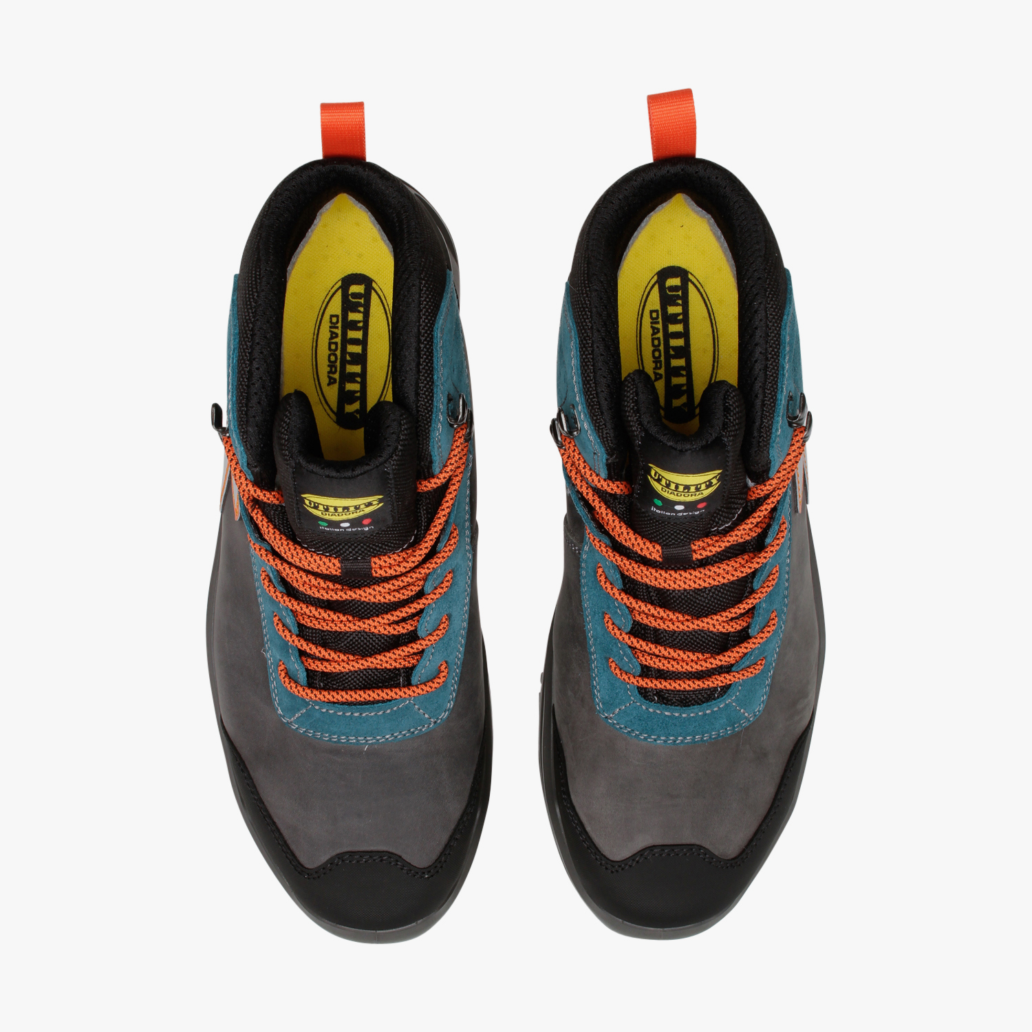 Chaussure de sécurité montante gris-bleu DIADORA UTILITY SPORT DIATEX MID S3 WR CI SRC - 177650C3701
