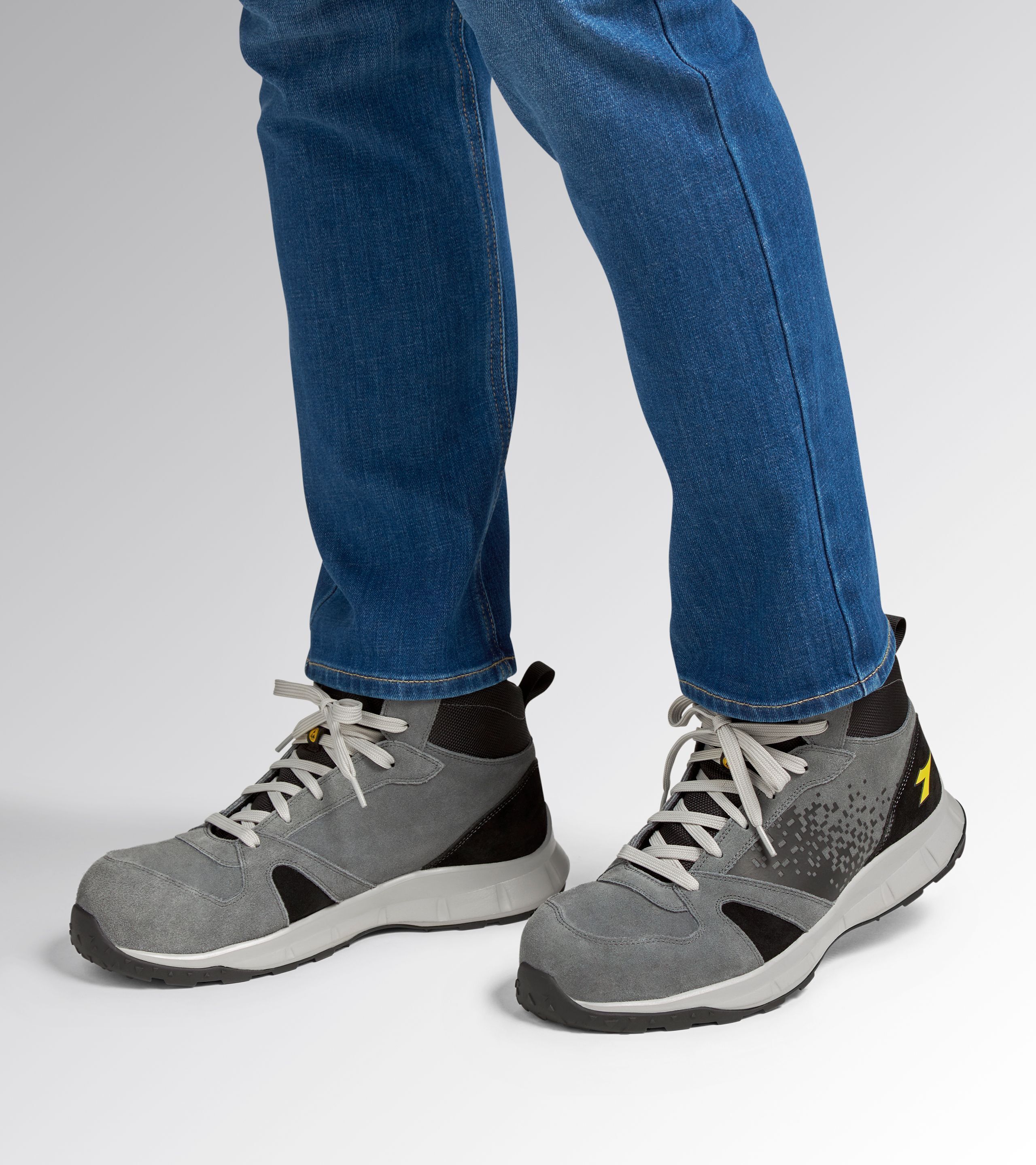 Chaussures de securité montantes grises LITE MID S3S FO SR HRO ESD - Diadora - 18102575068