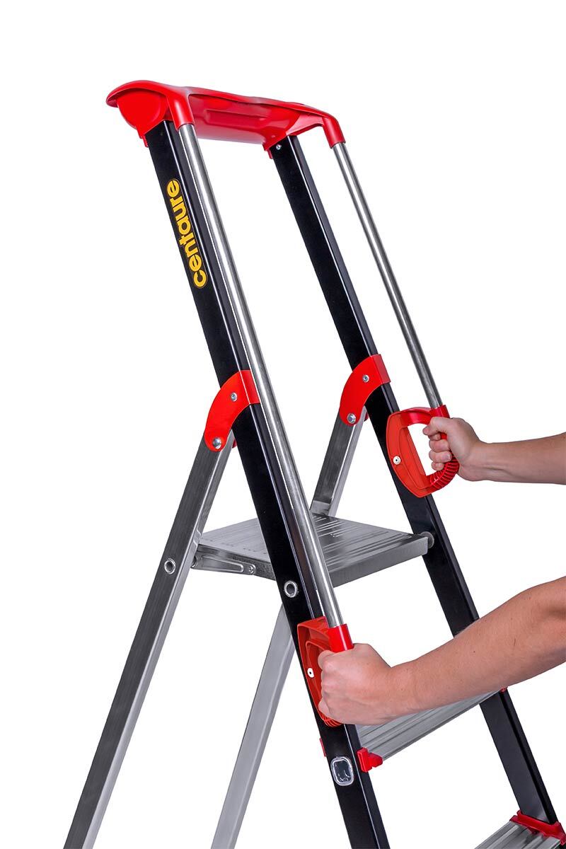 Escabeau alu Pro UP CENTAURE 8 marches serties - hauteur de travail 3,62m - 239208