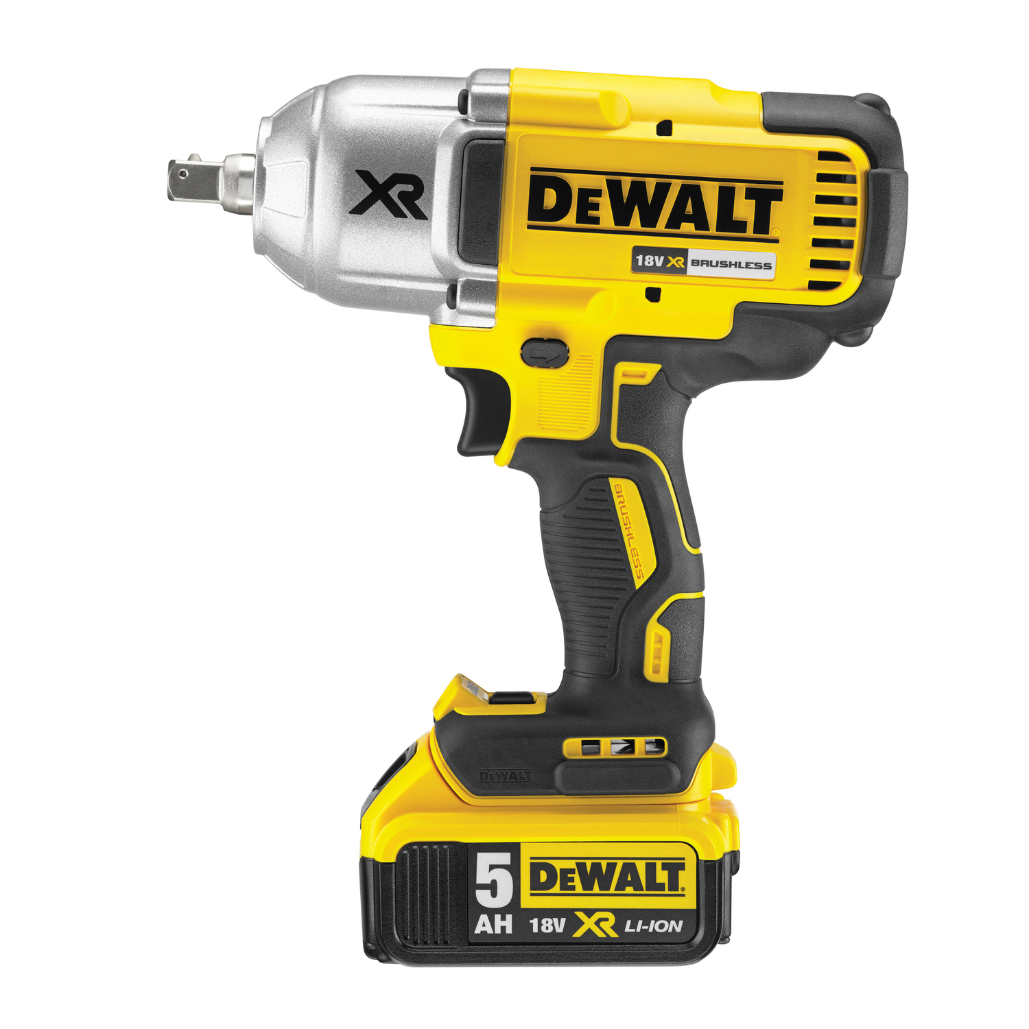 Boulonneuse à chocs 1/2'' XR 18V 5Ah Li-Ion - 3 vitesses - 2 batteries - coffret TSTAK DEWALT - DCF899P2-QW