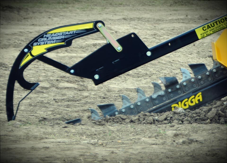 Trancheuse sol DIGGA mini bigfoot 900mm - 100mm DIGGA - MLT000013