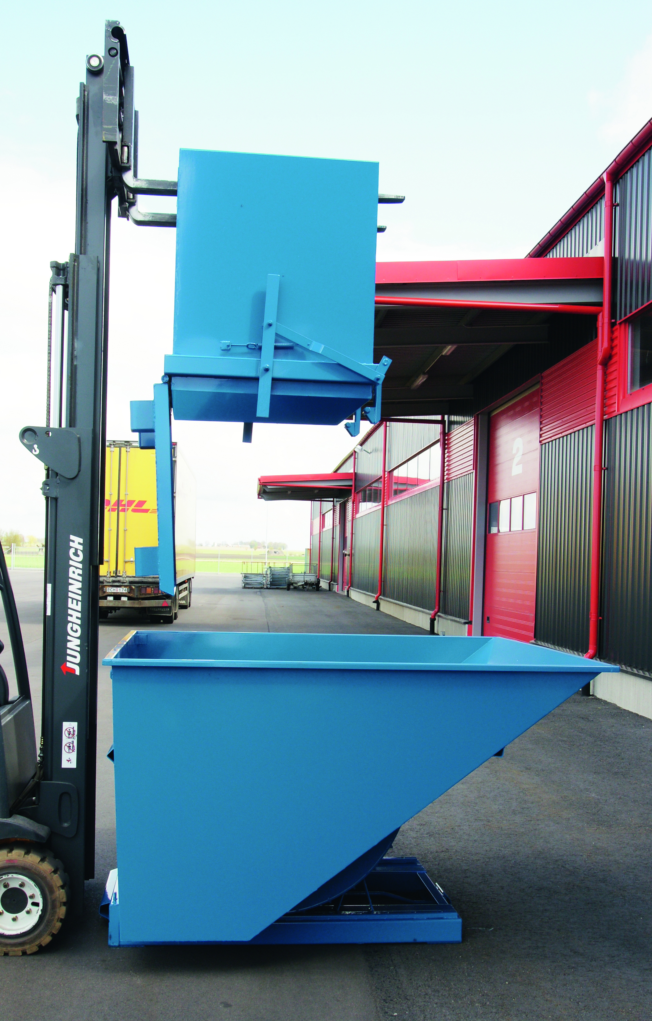 Benne conteneur 700 l à fond ouvrant FIMM - 800008941
